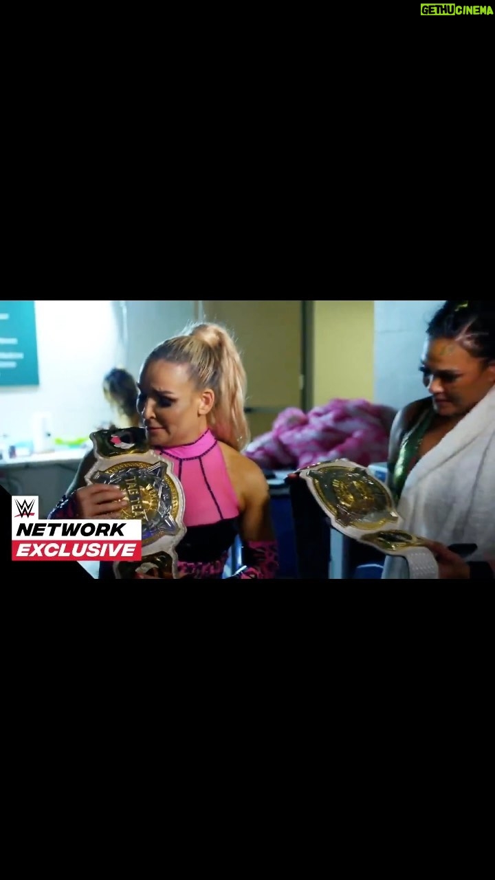 Tamina - 28.5K Likes - 11 years in the making...😭😭😭. I’m so grateful to @wwe and to the WWE Universe for believing in us. This is my passion❤️, and I will forever bleed this industry. So from the bottom of my heart I just want to take this time to say THANK YOU🥲🤟🏽💜💪🏽🍾🎊🤙🏽🌺
.
.
.
.
Thank you to @rollingshilstone for all that you do and for putting the name plates on OUR TITLES😘😍🥰💝We love you🤟🏽
.
.
Song Credit🎵: “One Moment In Time” by Whitney Houston
.
.
#AndNew #Smackdown #TitleTakers #GenerationalChampions