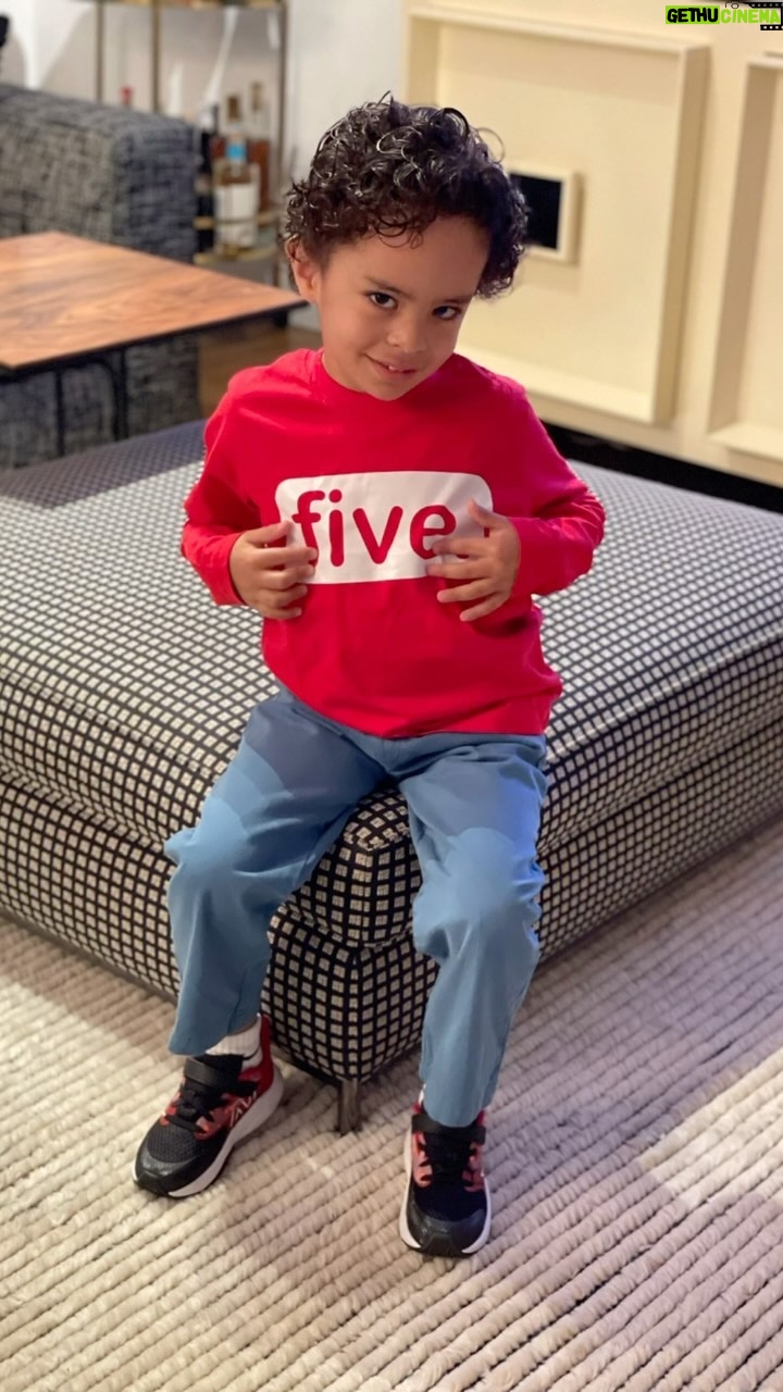 Tamron Hall - 22.9K Likes - Happy Birthday to the boy who stole my heart. Moses is officially 5 today 🎉🎉🎉 and I am officially looking for anyone who knows how to slow down time. #mosesandmama