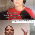 Tamron Hall Instagram - Award-winning journalist and best-selling author, host of @tamronhallshow Tamron Hall - she too, has those difficult days. The competition is stiff, but staying true to oneself is key. “How are you measuring?” 🎧🎧🎧 🎙️🎙️🎙️ How do YOU measure your success?? 👇🏼👇🏼
