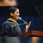 Tamron Hall Instagram - Thank you @ncatsuaggies, Chancellor Martin and huge CONGRATS to the Class of 2024! You did it! I have no doubt you will all do very well in whatever you pursue! Thank you for letting me be a part of your big day! 💙💛🧑🏾‍🎓👩🏾‍🎓 💄 @dare2bdiva 💇🏾‍♀️ @johnnywright220 👗 @dolcegabbana via @netaporter Earrings @maisonalaia Color: @sherwincolornyc 💅🏾: @shespolished