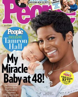 Tamron Hall Instagram - Happy 50th Anniversary @People Magazine. It was an honor to share  my “Son-shine” on your cover 5 years ago, a beautiful memory💜 #People