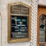 Tamron Hall Instagram - There you have it! @madisonavenuebaptist #signs.