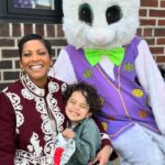 Tamron Hall Instagram - The legendary North Philly Easter egg hunt has a new member Blessed to spend this day with my Philadelphia folks We have counted down all year to this Moses Moment: Happy Easter