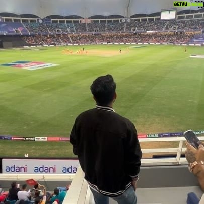 Tanmay Bhat Instagram - Baller time at the @ilt20official with this gang. Shoutout to @sportsbuzz.11 @tgbtroop for bringing the og gang down ✌️✌️Vlog incoming.