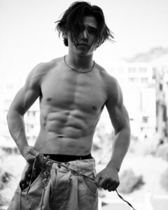Tanner Buchanan Instagram - Go check out the interview and photo shoot I did with @atlargemagazine Link in bio! Photographer: @dpodmore Stylist: @kealanaihe Video edit and written by: @lukashouben Grooming by: @valgherman