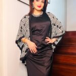 Tanushree Chakraborty Instagram - Black & white… @vivowestbengalofficial event Outfit @ohaskolkata