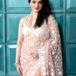 Tanushree Chakraborty Instagram - Saree is not just fabric; it’s a beautiful tapestry of our culture, traditions, and history. From the intricate weaves to the vibrant colors, each saree tells a story of artistry and pride. #SareeNotSari #TraditionalElegance #CulturalHeritage #TimelessBeauty @ajkernandinii @rudra_saha_official