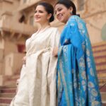 Tanushree Chakraborty Instagram - Wrapped in tradition, draped in elegance: Celebrating the timeless charm of Benaras and our cultural connection. @subhasreechakraborty #BenarasBeauty #SareeLove #benaras #kashi #india #varanasighats #photography #travel #instagood #dasaswamedhghat #incredibleindia #banarasisaree