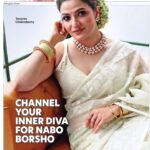 Tanushree Chakraborty Instagram - Thank you @calcuttatimes for the amazing support… . Photography @tathagataghosh Makeup & look @sahababusona Styling @banerjee_raj Helped by @sanjoy.sardar.94 Special thanks to chandrima di ❤️❤️ @rumanganguly