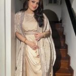 Tanushree Chakraborty Instagram - Born to be real, not to be perfect…. Styling @rudra_saha_official Outfit @ohaskolkata Hair @hairbymousami