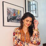 Tanushree Chakraborty Instagram - Click click… Styling @poulami.rgupta Outfit @shopverb Jewellery @ritu_lashkarajewellery