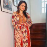 Tanushree Chakraborty Instagram - Click click… Styling @poulami.rgupta Outfit @shopverb Jewellery @ritu_lashkarajewellery