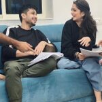 Tanya Maniktala Instagram – Prepping or pretending to prep, what do you think? 🤓🎥