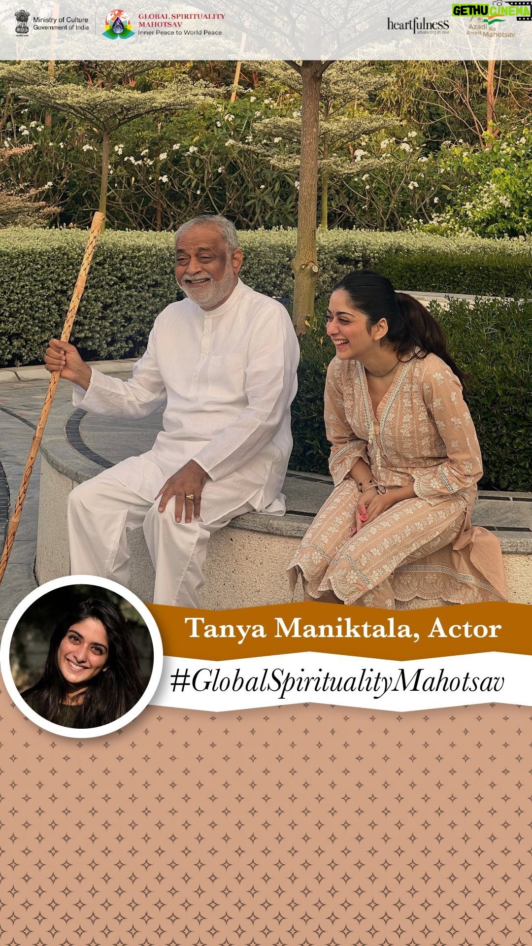 Tanya Maniktala Instagram - The @ministryofculturegoi in association with @heartfulness will be hosting the #GlobalSpiritualityMahotsav @kanhashantivanam, #Heartfulness headquarters, Hyderabad, India from 14-17 March 2024. Register now: hfn.li/gsm Meet @kamleshdaaji, B K Shivani, Mark Milton, Gaur Gopal Das, Inayat Khan along with many spiritual mentors in the spirit of @amritmahotsav and lets enhance every aspect of our life using this wonderful opportunity.