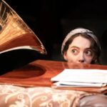 Tanya Reynolds Instagram - Delighted by the response to She Stoops to Conquer at @orangetreetheatre after our first week 🍻 6 more weeks to go and i wonder how many more ways i can suggestively dust a gramophone... Beaut production shots by @marcsbrenner