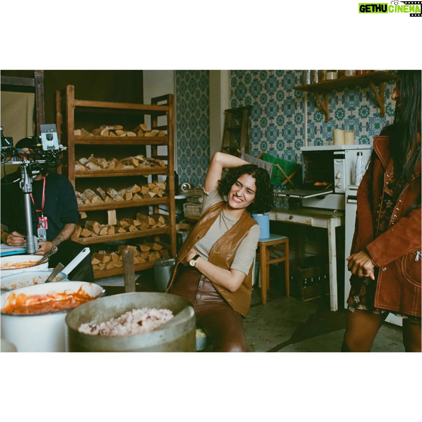 Tanya Reynolds Instagram - The exceptional @seyansarvan on set of #TheBaby 🖤 #nikonf3 #filmphotography #analoguecommunity #kodakfilm #35mm