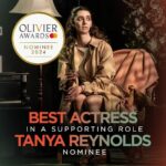 Tanya Reynolds Instagram – Congratulations to @tanyaloureynolds who has been nominated for Best Actress in a Supporting Role at this year’s @olivierawards for her performance as Mei in #AMirrorPlay.