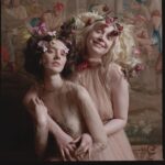 Tanya Reynolds Instagram - Today i saw my hero @autumndewilde so here's a throwback to our @voguemagazine shoot with @gwendolineuniverse. 🔮✨️🌸