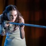 Tanya Reynolds Instagram - A Mirror 🪞 @almeida_theatre until 23rd sept. Written by @samanthaholcroft Directed by @jerherrin Photos - @marcsbrenner
