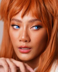 Tara Basro Instagram - ANTA BAKA? ASUKA for Aries Partynya @vidialdiano @bclsinclair @yukikt @ranggazlaksmana Make up by @vagueskin #ASUKA #EVANGELION