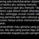 Tara Basro Instagram – Mendengarkan album ke 2 @salpriadi ada perasaan yang begitu istimewa muncul… haru, sedih tapi hangat dan tentunya ada lagu yang bikin senyum2 sendiri. Terima kasih Sal sudah mempercayakan aku dan @ken.danuja untuk membuat 2 video klip sekaligus, dan bisa menjadi bagian dari team mengombang ambing perasaan orang ketika menikmati karyamu, ini menjadi pengalaman pertama dan sangat berharga buat kami. Support dari kalian yang sudah nonton juga luar biasa. Untuk yang belum, bisa ditonton full videonya di youtube @salpriadi selamat menikmati “Dari Planet Lain” dan “Semua Lagu Cinta” 

Credits Dari Planet Lain

Director : Ken & Tara
Producer : Tara Basro
Director of Photography : Ken DA
Editor : Ken & Tara
Colorist : Ken & Tara
Make up Artist : Tara Basro
Baju Planet: Syifa Nurfantin KENAKAN
Team Kenakan Abiseka
Talent : 
Ken & Tara
Reza Chandika
Sal Priadi
Kunto Aji
Natasha Abigail
Iyas Lawrence
Indy
Kiki Aulia Ucup
Dimas Ario
Jarome Kurnia
Rendy Pandugo
Tri wardoyo
Anya Anggarda
Sarah Deshita
Alby
Sarah Tobing
Bianda Nevansky

Special Thanks to Krapela

Credits Semua Lagu Cinta
Director : Ken & Tara
Producer : Tara Basro
Director of Photography : Ken
Art Director : Tara Basro
Editor : Ken & Tara
Colorist : Ken & Tara
Operator Kamera Adegan Wedding Muchammad Hafidz
Make Up Artist : Aditya Vagueskin
MUA Team Deviana Iwan
Hair do : Eka Sari Wahyuni
Wedding Attire: Syifa Nurfantin, KENAKAN
Team Kenakan Abiseka & Yasmin
Jewelry : Tiffany & Co 
Styling : Tara Basro
Nails : Capriques

Special Thanks to 
RUCI Art Space
Milari, Duo Exhibition oleh Hedi Soetardja dan Made Wiguna Valasara
Rio Pasaribu