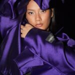 Tara Basro Instagram – Is it purple or blue? Yesterday look for @houseofharryhalim show. Wearing @mahija.official
