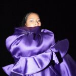 Tara Basro Instagram – Is it purple or blue? Yesterday look for @houseofharryhalim show. Wearing @mahija.official