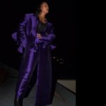 Tara Basro Instagram – Is it purple or blue? Yesterday look for @houseofharryhalim show. Wearing @mahija.official