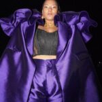 Tara Basro Instagram – Is it purple or blue? Yesterday look for @houseofharryhalim show. Wearing @mahija.official