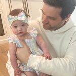Tara Lipinski Instagram – Happiness overflowing with our little bunny this Easter weekend. 🐰🐣
 @toddkap 

#easter #easterweekend #babysforsteaster #babysfirsteasterbasket #babygirl #girldad #babyeasteroutfit #6monthsold