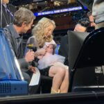 Tara Lipinski Instagram – Nationals 2024 X Georgie 💋 

My takeaways

– I love my boys. @johnnygweir @terrygannon83 My ride or dies. It’s as fun and in sync as day 1, how did we get this lucky?!🍀

– commentating on live TV with food poisoning is terrifying. Let’s never do that again.

-showing Gigi the ice for the first time and having her meet my skating/tv fam made my heart sing. I can’t wait til she actually calls J “Uncle Johnny” Also Gigi’s tv debut with the bottom pouty lip was perfect. 

– felt like my uncle was watching over me more than ever, so proud…as always. ❤️ 

#figureskating #newmom #bringbabytoworkday 
Dresses- @dressthepop