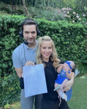Tara Lipinski Instagram - Georgie’s 1st Halloween! ⛸️❄️

@bradgriffies made a costume that will be hard to match. Thank you!!!! Does anyone recognize it?! 

 @toddkap commentated Gigi’s performance and I of course gave her an old school perfect 6.0 score of course! 

Brad - again thank you! It’s just too much. You are a talent and skaters are lucky to wear your beautiful designs. 

#babysfirsthalloween #halloween #newbornhalloween #figureskating #skating #olympics