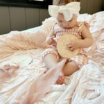 Tara Lipinski Instagram – Welp I better post her 7 month pictures considering next week she is 8 months!!! 

Moms- how do you take these pics when they are moving all around lol?! This is getting challenging. 

#7monthsold #babygirl  #parenting #momanddad #babypics #babymilestones #babyonthemove