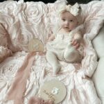 Tara Lipinski Instagram – My squirmy little munchkin. Taking these month milestone pics are proving to be more difficult every month. She is all over the place! It’s her little (big) cheeks for me. I could just eat her 🍰

#babypics #5monthsold #babygirl #babylove❤️ #girlmom #newbornbaby #babycheeks