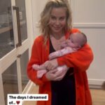 Tara Lipinski Instagram – Literally the moments that I dreamed of for so long. ❤️ 

 

#family #newbornlife #babyanddog
