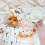 Tara Lipinski Instagram – Georgie and all her cute faces are making our holiday season happier than ever. 🎄🤶

#2montholdbaby #newborn #2monthsold #babygirl🎀