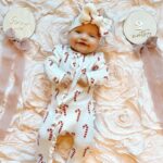 Tara Lipinski Instagram – Georgie and all her cute faces are making our holiday season happier than ever. 🎄🤶
#2montholdbaby #newborn #2monthsold #babygirl🎀