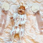 Tara Lipinski Instagram – Georgie and all her cute faces are making our holiday season happier than ever. 🎄🤶
#2montholdbaby #newborn #2monthsold #babygirl🎀