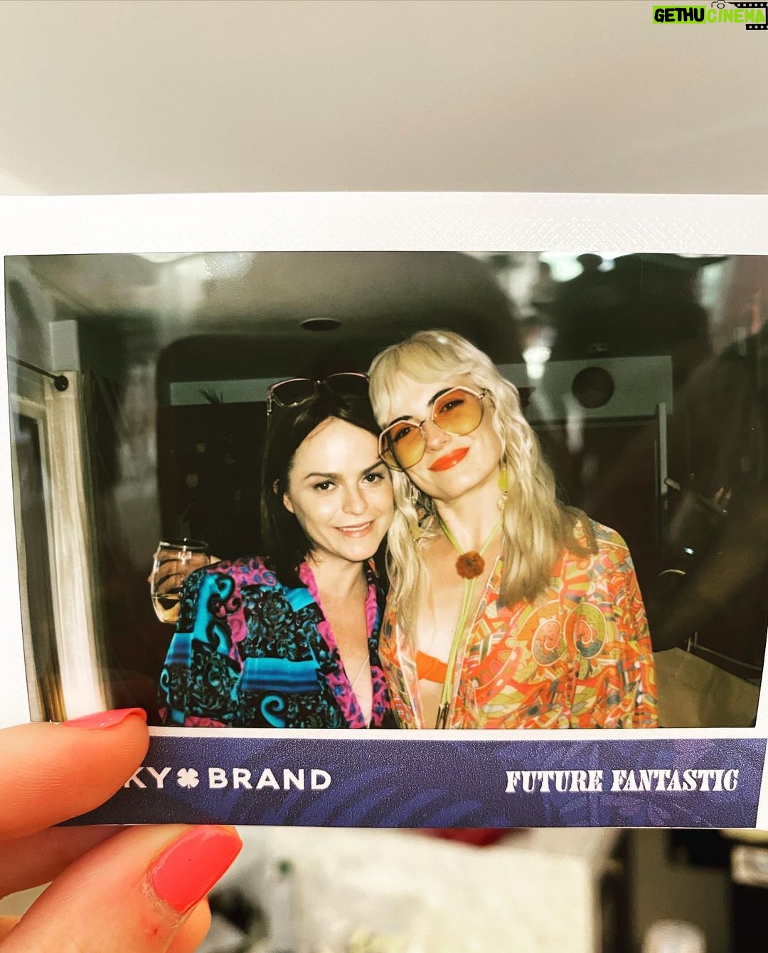 Taryn Manning Instagram - Fun times with @brandonliberati @madmaven #rollingstone #meta #resortsworldlv #luckybrand #coachella2022 day time fun! Thank you @alilasky for having us!
