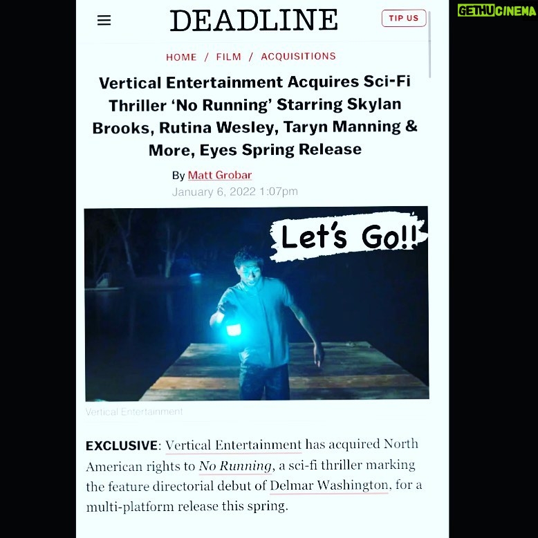 Taryn Manning Instagram - Congrats @delmarwashington @skylan_b @rutina_wesley @theshanewest so many more!!! Happy for everyone involved and thank you @verticalentertainment this group deserves all the blessings! #movies #norunning
