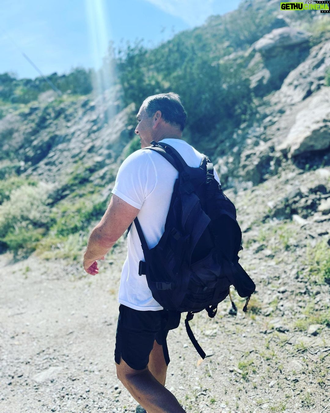 Taryn Manning Instagram - Went for a hike with @i_am_mr_richard_oberle and this happened right before our eyes #bighornsheep #wild #hiking #palmsprings #lykken #trail ☀️🥹 Palm Springs, California