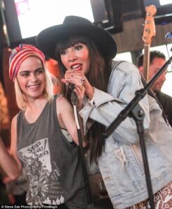 Taryn Manning Instagram - #tbt actors who are songwriters loving to sing @jackiecruz #oitnb #netflix lol 😍