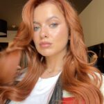 Tasha Ghouri Instagram - Erm hiiiii I did a thing!! Amber spice is here Thank you so much @hairbyheather.x and @hairby.stephanie for my new locks!! 💕💞💗