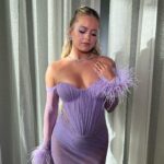Tasha Ghouri Instagram - lilac dreams 💜 NTA's lets go! ⠀ Hair and MUA @hairbythomastatam @gemflossi ⠀ styling @raywooldridge Dress @hana_official1⠀ Diamonds @aariya_diamonds ⠀ @camerontewsonpr⠀ ⠀ Nails @aimz.nails