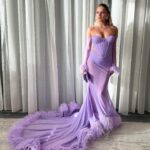 Tasha Ghouri Instagram - lilac dreams 💜 NTA's lets go! ⠀ Hair and MUA @hairbythomastatam @gemflossi ⠀ styling @raywooldridge Dress @hana_official1⠀ Diamonds @aariya_diamonds ⠀ @camerontewsonpr⠀ ⠀ Nails @aimz.nails