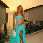 Tasha Ghouri Instagram - Stole aquamarines dress 🐬💙
