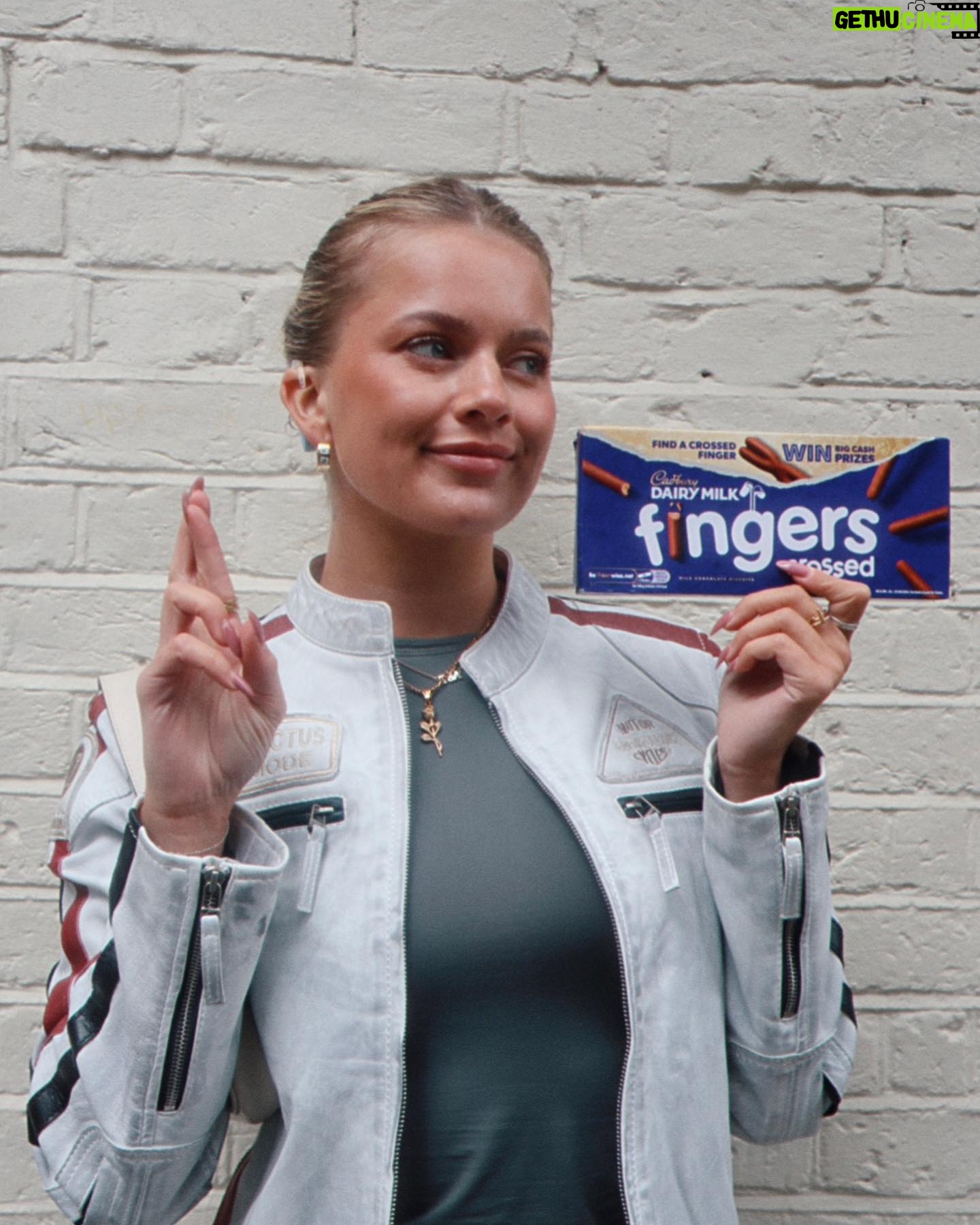 Tasha Ghouri Instagram - AD| I am over the moon to be working with @cadburyuk on their latest campaign “Are your Fingers Crossed?” For your chance to win up to £20,000 all you have to do is find a crossed Finger in promotional packs 🤞🏻 Here is what I’m keeping my fingers crossed for: - Sunny Bank Holiday - Good skin day for a big shoot - Beating my PB at the gym - Good news that my bestie is waiting for - I keep making a positive impact for the deaf community 💕 - Everything to come true on my vision board - Holiday outfit slay ❤️🔥 - Luna cuddles Are your #FingersCrossed? Tell me why below? @cadburyUK Selected stores only. UK & ROI, 18 . Ends on 01/06/24. 200 UK cash prizes of £50 - £20,000. 12 ROI cash prizes of €200. UK/ROI bank account required. Full T&Cs, entry & Prize details: www.cadbury.co.uk/terms-and-conditions/cadbury-fingers-crossed