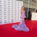 Tasha Ghouri Instagram - lilac dreams 💜 NTA's lets go! ⠀ Hair and MUA @hairbythomastatam @gemflossi ⠀ styling @raywooldridge Dress @hana_official1⠀ Diamonds @aariya_diamonds ⠀ @camerontewsonpr⠀ ⠀ Nails @aimz.nails