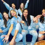 Tasya Teles Instagram - Not sure you’ve heard, but there’s a new crew in town. 😳 Andrew Lloyd Webber Presents “the Canadian Tuxedo”. Aka… When you’ve somehow convinced your entire PR team to show up the next day in matching jean outfits. Because that’s how Jean Kru rolls. We don’t look back. We dont mess around, and we certainly don’t fuck around with anything less that 100% Canadian Maple Syrup. #CanadiansEh #CrewLove