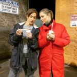 Tasya Teles Instagram - A little behind the scenes #the100 throwback.. 🤍 Beyond grateful for all the crazy memories we created both on and off screen… Shoutout to @ivanamilicevic for eyeing up my Nutella like it ain’t no thang. I see you girl! Get that peanut butter involved and you’re golden! More #bts #Nutella moments to come… lol. So many… @ivanamilicevic @lola_flanery @jessicanoelleharmon @linzzmorgan @marieavgeropoulos @shelby.flannery